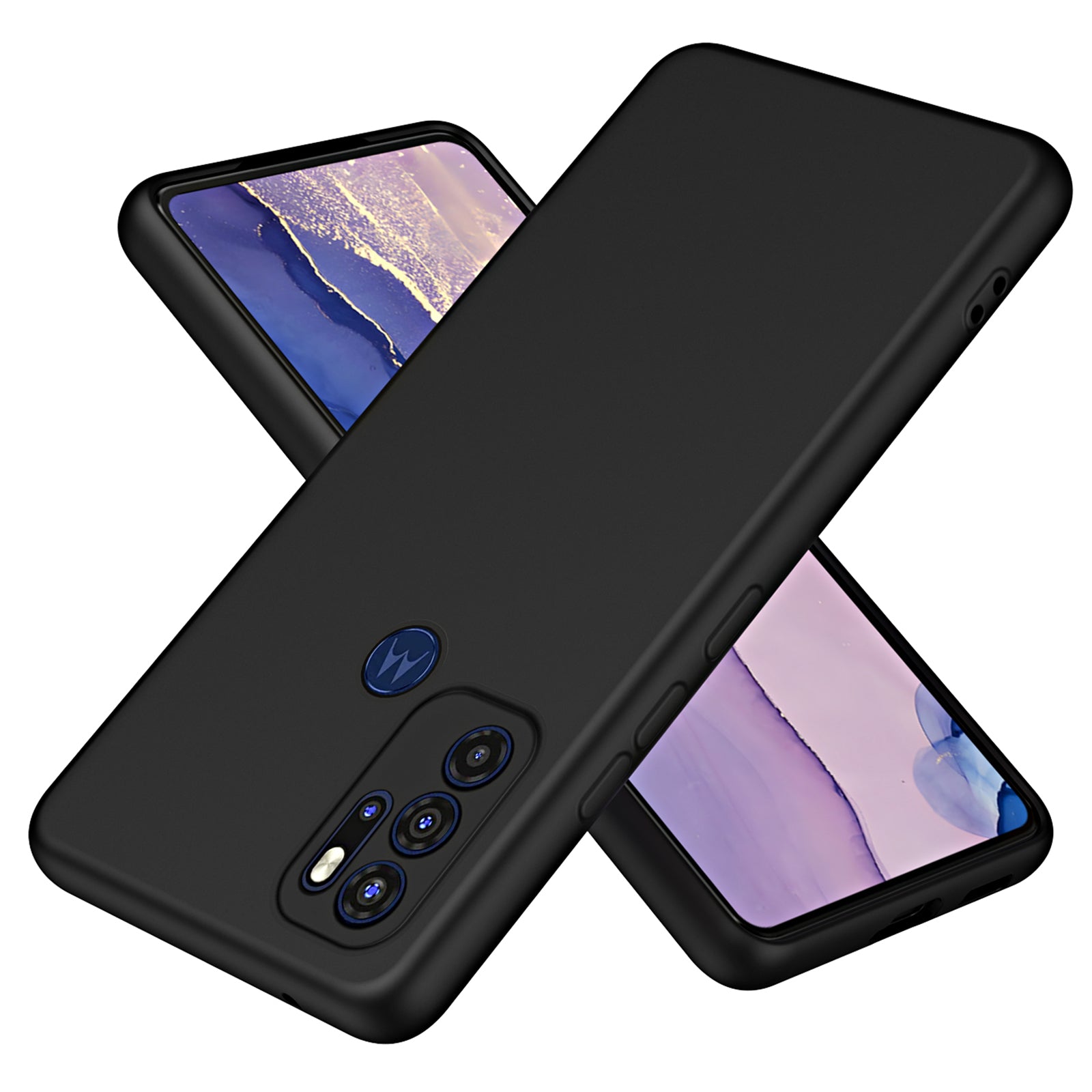 For Motorola Moto G60S Anti-drop Anti-scratch Case 2.2mm Thickness Fiber Lining Rubberized TPU Phone Protective Cover For Motorola Moto G60S Anti-drop Anti-scratch Case 2.2mm Thickness Fiber Lining Rubberized TPU Phone Protective Cover